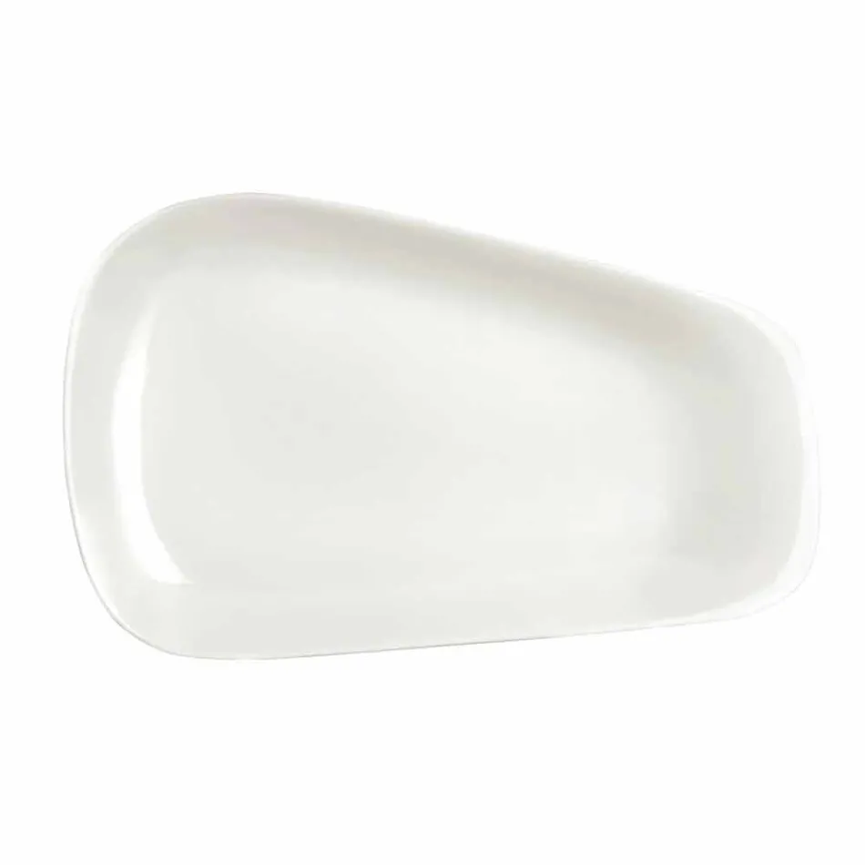 Servizio Piatti Portata o da Pranzo Moderni in Porcellana 14 Pezzi - Nalah Viadurini