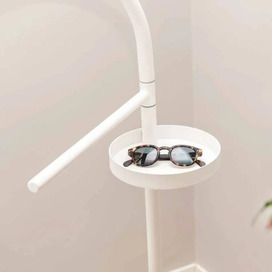 Servomuto Moderno in Acciaio Verniciato RAL di Design Made in Italy - Mirello Viadurini