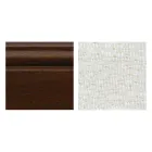 Set 2 Sedie in Legno Noce e Tessuto con Gambe Tornite Made in Italy - Biotite Viadurini