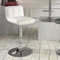Set 2 sgabelli imbottiti di design, regolabili in altezza Ida