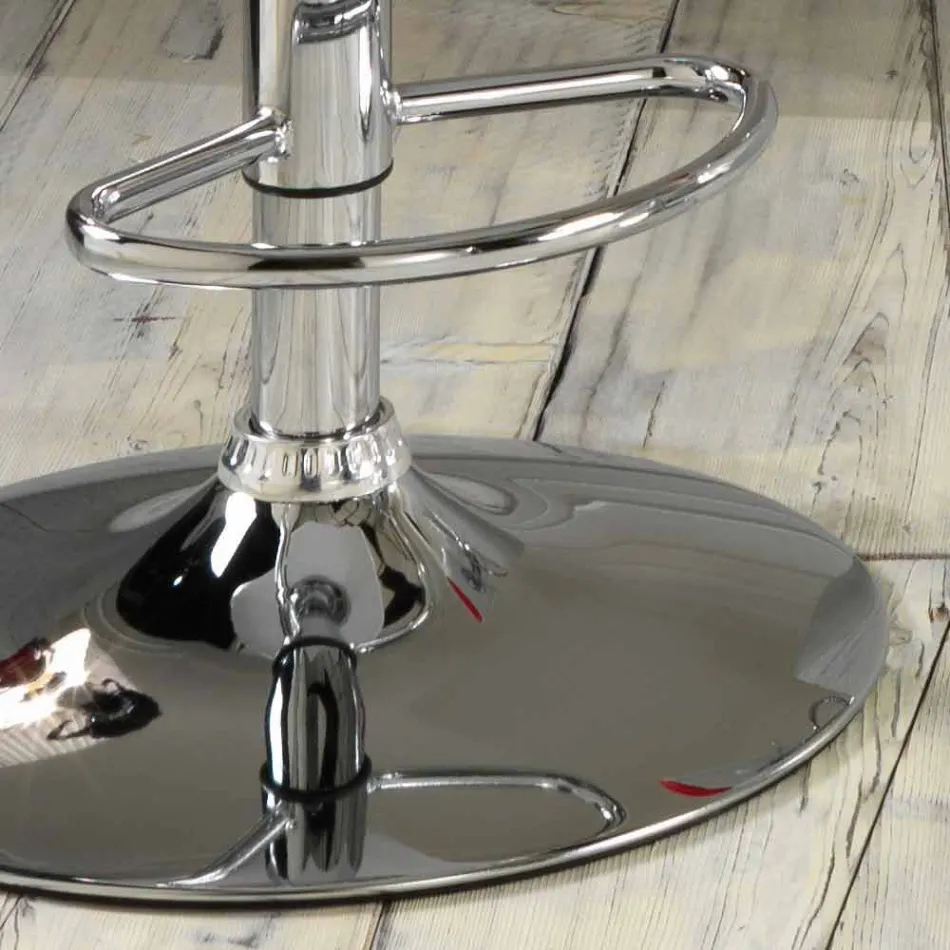 Set 2 sgabelli imbottiti di design, regolabili in altezza Ida Viadurini