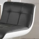 Set 2 sgabelli imbottiti di design, regolabili in altezza Ida Viadurini