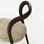 Set 4 Sedie da Pranzo Eleganti in Legno Massello di Design Made in Italy - Numa Viadurini