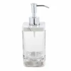 Set accessori da bagno moderno in marmo Calacatta e vetro Carona Viadurini