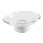 Set accessori da bagno moderno in marmo Calacatta e vetro Carona Viadurini