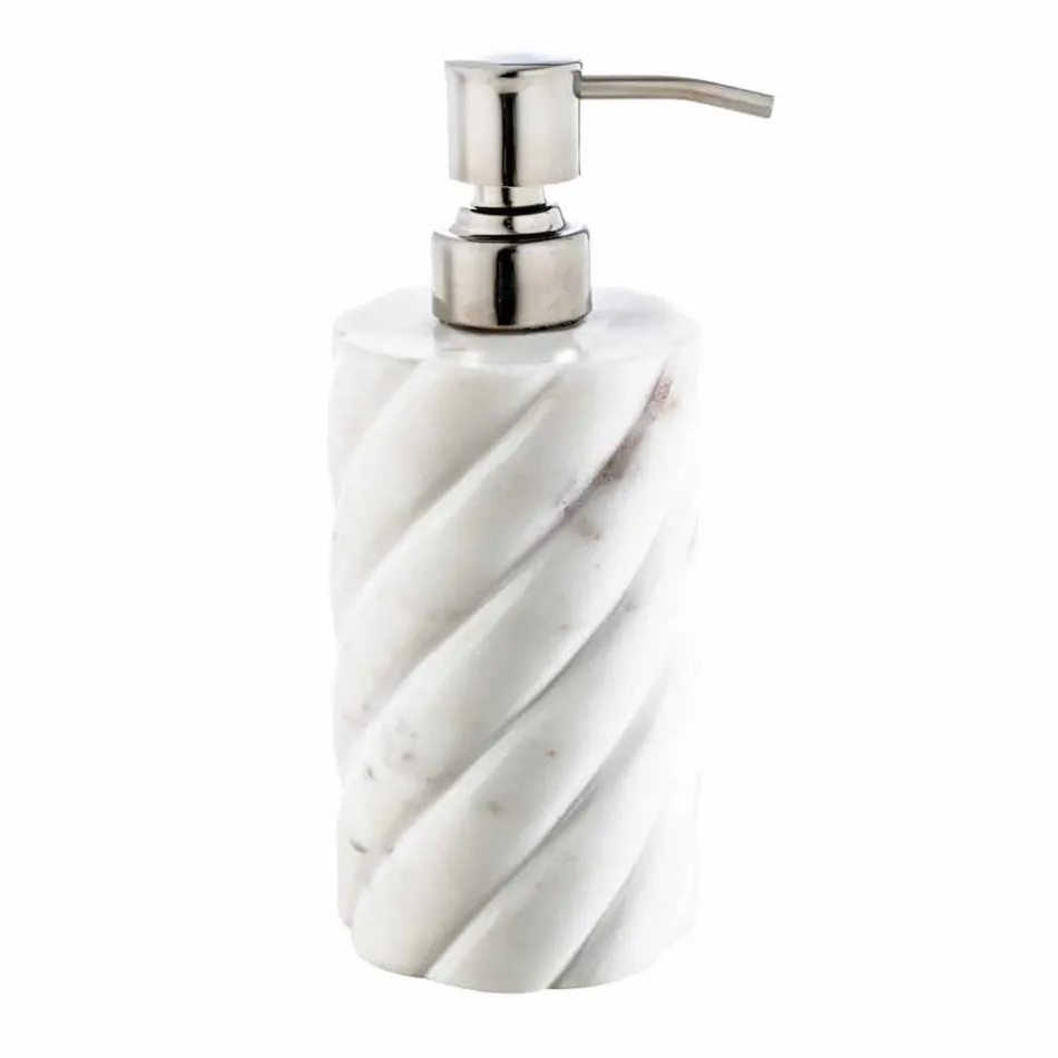 Set accessori di design da bagno in marmo di Calacatta Monza Viadurini