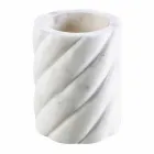 Set accessori di design da bagno in marmo di Calacatta Monza Viadurini