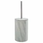 Set accessori moderni da bagno in pietra grigia Montale Viadurini