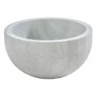 Set accessori moderni da bagno in pietra grigia Montale Viadurini