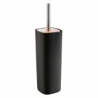 Set accessori moderni per bagno in ceramica e legno Carsoli Viadurini