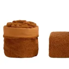 Set Bagno 8 Pezzi in Spugna di Puro Cotone Tutto Tinto in Capo - Smooth Viadurini