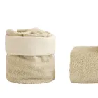 Set Bagno 8 Pezzi in Spugna di Puro Cotone Tutto Tinto in Capo - Smooth Viadurini