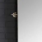 Set bagno con consolle doppia in ceramica bianca su struttura Linear Viadurini