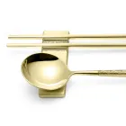 Set Composto da Cucchiaio Frutta, Bacchette e Poggia Posate con Origami - Osaka Viadurini