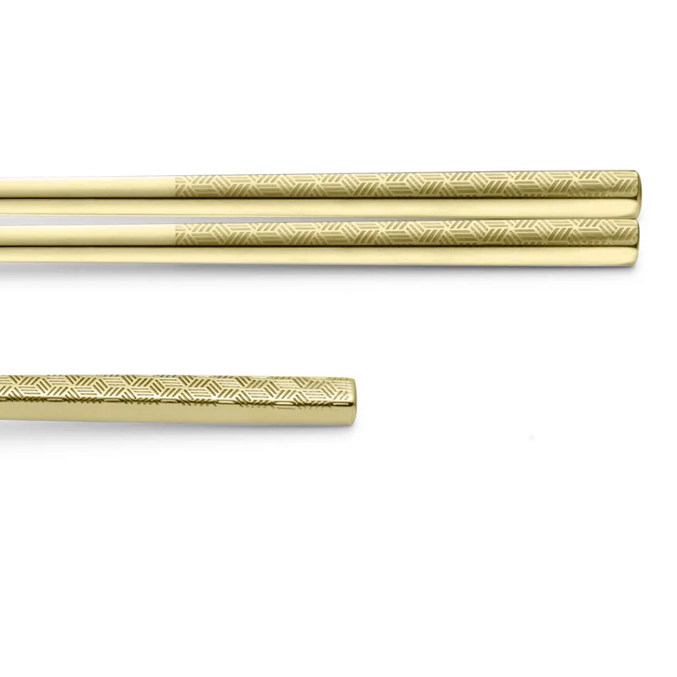 Set Composto da Cucchiaio Frutta, Bacchette e Poggia Posate con Origami - Osaka Viadurini