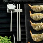 Set Composto da Cucchiaio Frutta, Bacchette e Poggia Posate - Osaka Viadurini