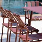 Set di 2 Sedie da Giardino Realizzate Interamente in Alluminio - Risplendente Viadurini