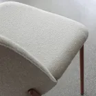 Set di 2 Sedie da Soggiorno in Tessuto e Metallo Made in Italy - Edera Viadurini