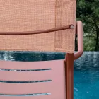 Set di 4 Sedie da Giardino in Metallo Zincato e Batyline - Prestigio Viadurini