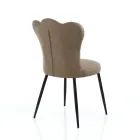 Set di 4 Sedie In Pelle Sintetica Effetto Invecchiato - Ambra Viadurini