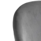 Set di 4 Sedie in Tessuto di Microfibra Effetto Velluto - Terbio Viadurini