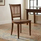 Set di Quattro Sedie Classiche in Legno Bassano Made in Italy - Angelite Viadurini