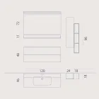 Set legno e Fenix mobili da bagno moderni sospensione made Italy Bari Viadurini