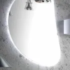 Set legno mobili da bagno di design a sospensione made in Italy Triste Viadurini