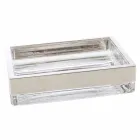 Set mobili sospesi da bagno di design moderno in solid surface Brusson Viadurini