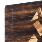 Settimino in legno di ebano di design Grilli Zarafa made in Italy Viadurini