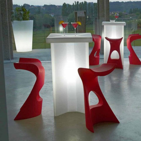 Sgabello Alto Da Giardino Interno Design Moderno Slide Koncord