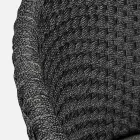 Sgabello Alto da Esterno in Corda e Legno di Teak, Homemotion, 2 Pezzi - Anitha Viadurini