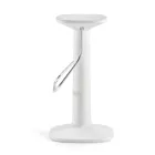 Sgabello Alto di Design in Polietilene e Acciaio Inox Made in Italy - Pito Viadurini