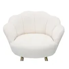 Sgabello Alto in Ferro Dorato con Seduta Rivestita in Velluto - Annina Viadurini