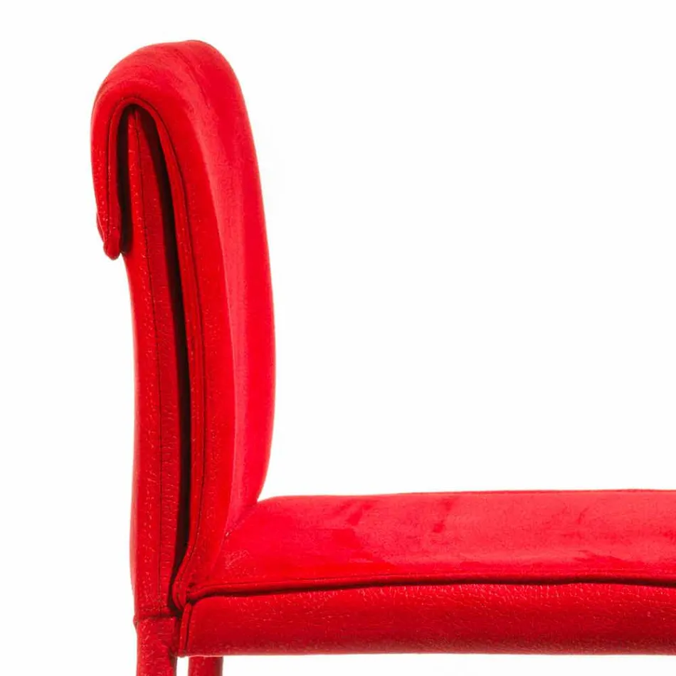 Sgabello bar moderno di design Amos, fatto artigianalmente in Italia Viadurini