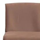 Sgabello bar moderno di design Amos, fatto artigianalmente in Italia Viadurini