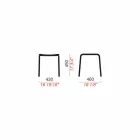 Sgabello Basso in Alluminio Verniciato da Esterno Made in Italy - Sondra Viadurini