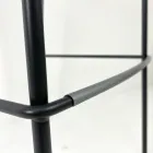 Sgabello Cucina in Acciaio e Tecnopolimero Made in Italy 2 Pezzi - Ghirlanda Viadurini