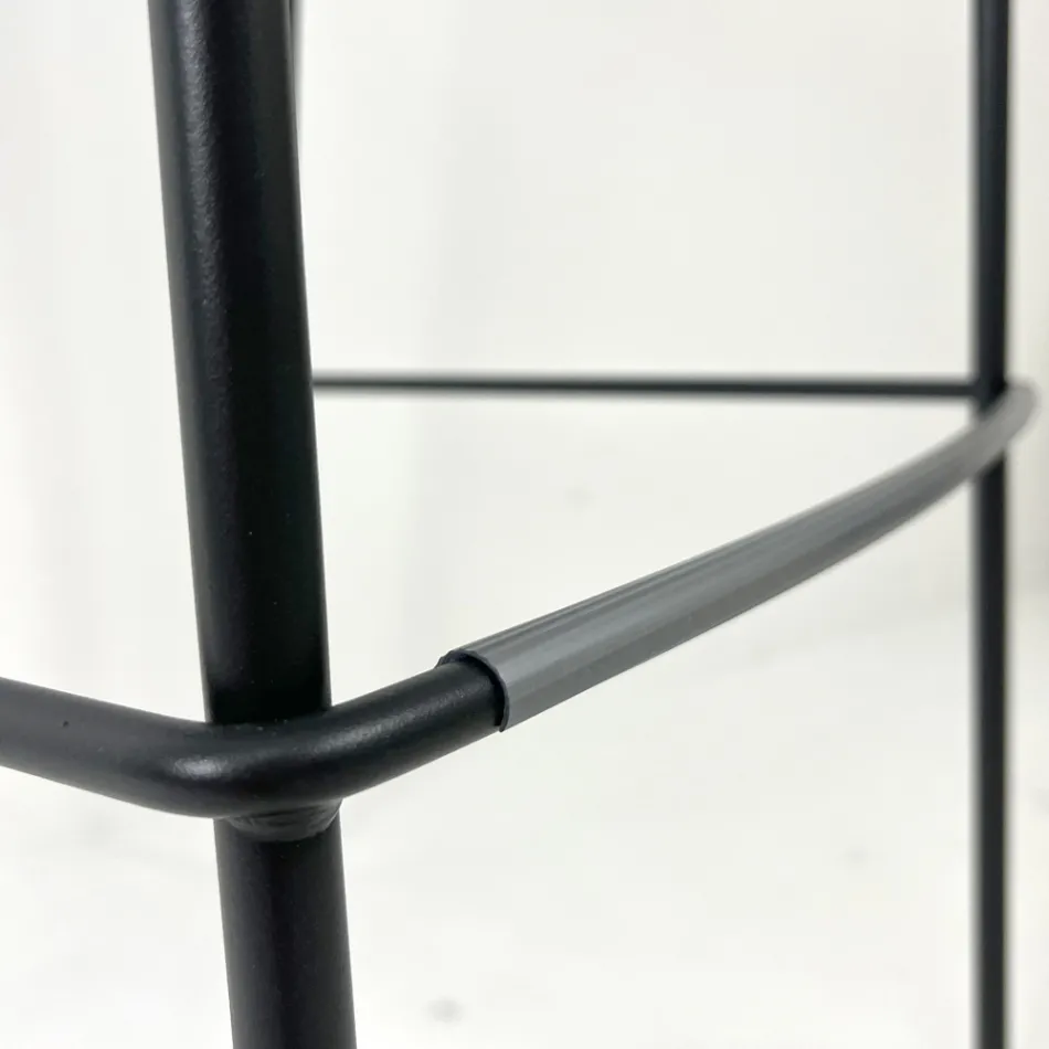 Sgabello Cucina in Acciaio e Tecnopolimero Made in Italy 2 Pezzi - Ghirlanda Viadurini