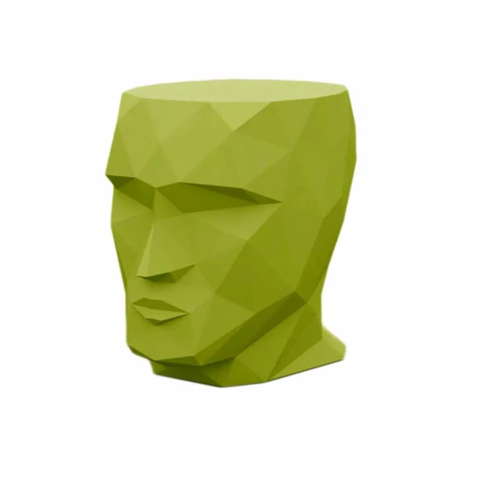 Sgabello da esterno a forma di volto di design moderno Adan by Vondom Viadurini