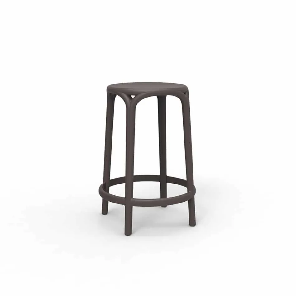Sgabello da esterno Brooklyn Vondom H 66 cm, in polipropilene Viadurini