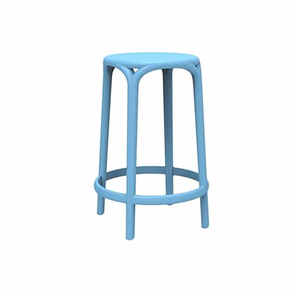 Sgabello da esterno Brooklyn Vondom H 66 cm, in polipropilene Viadurini