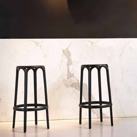 Sgabello da esterno Brooklyn Vondom H 66 cm, in polipropilene Viadurini