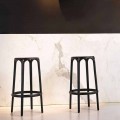 Sgabello da esterno Brooklyn Vondom H 66 cm, in polipropilene, 4 pezzi