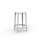 Sgabello da esterno Brooklyn Vondom H 66 cm, in polipropilene Viadurini