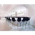 Sgabello da esterno H 111 cm Faz by Vondom in polipropilene e acciaio Viadurini