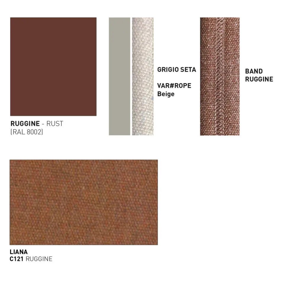 Sgabello da Esterno in Alluminio Made in Italy - Emmacross by Varaschin Viadurini