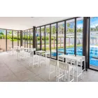 Sgabello da giardino impilabile H 97 cm in polipropilene Vondom Spritz Viadurini