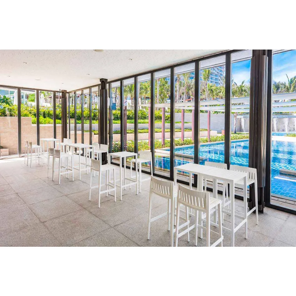 Sgabello da giardino impilabile H 97 cm in polipropilene Vondom Spritz Viadurini