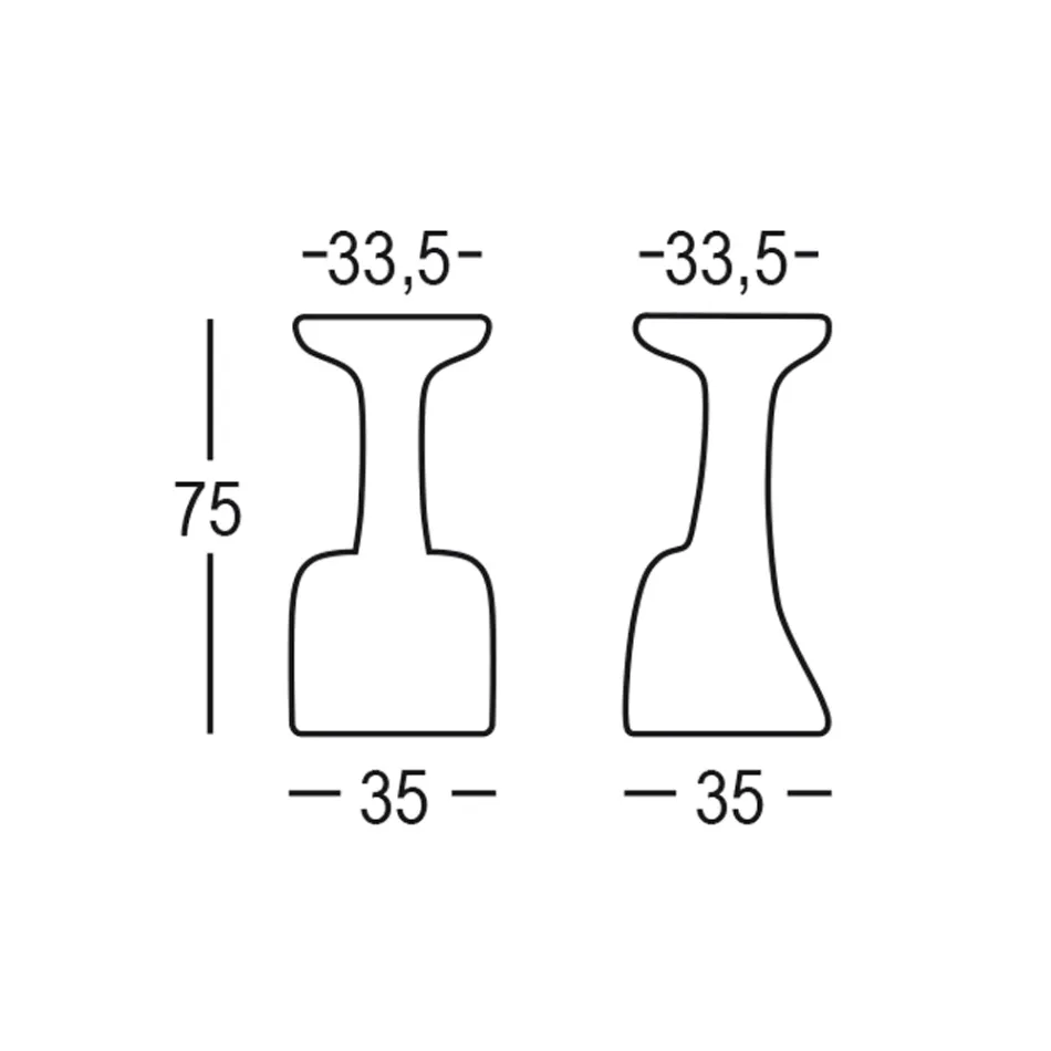 Sgabello da Giardino in Polietilene Colorato Made in Italy - Stromboli Viadurini